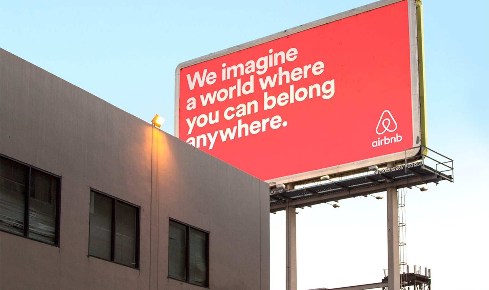 Billboard van Airbnb